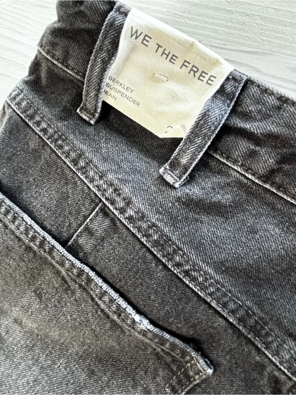We The Free Berkley Suspender Jeans Size 29